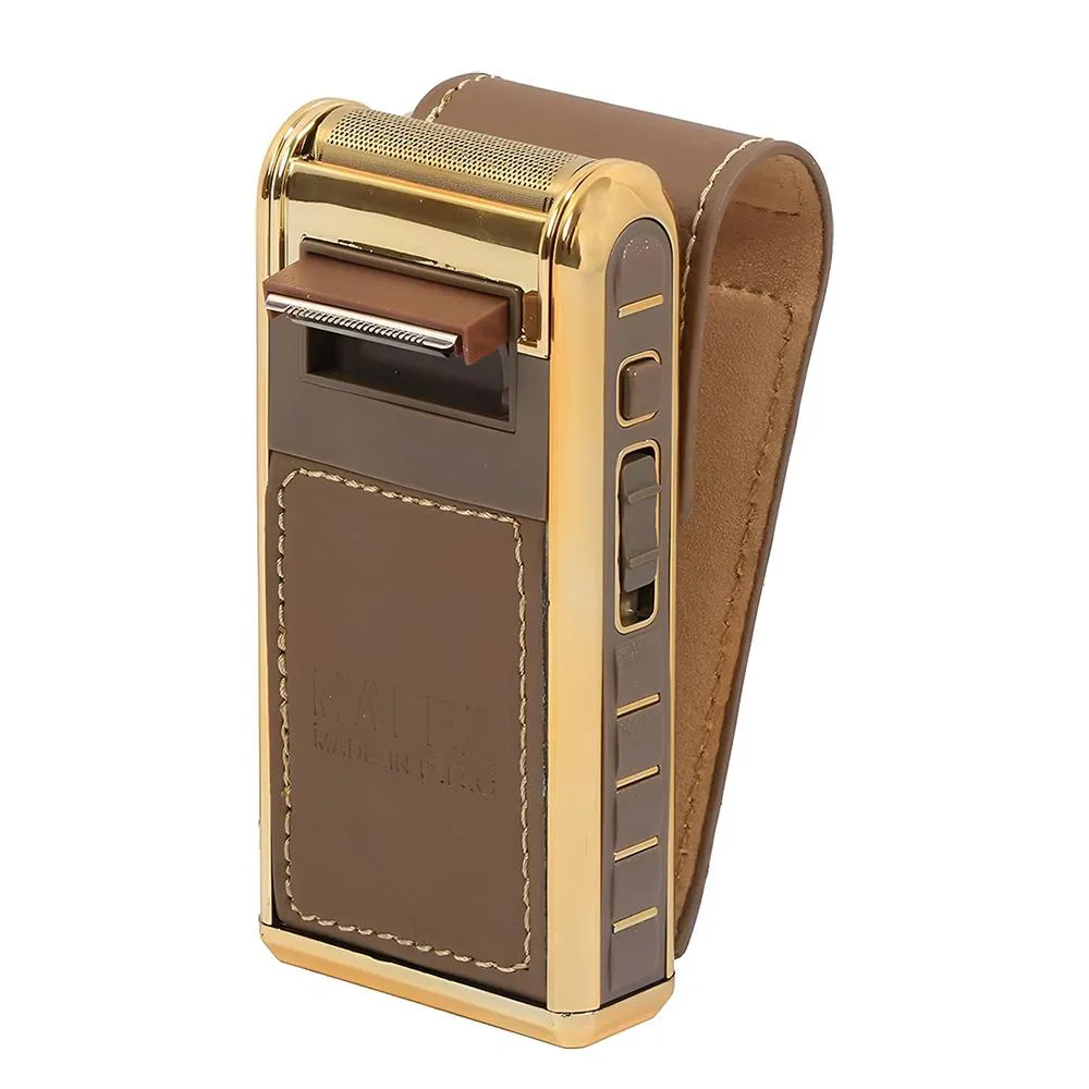 Aparador de Pelos Kemei Rscw - 5500 Dourado Barbeador Elétrico