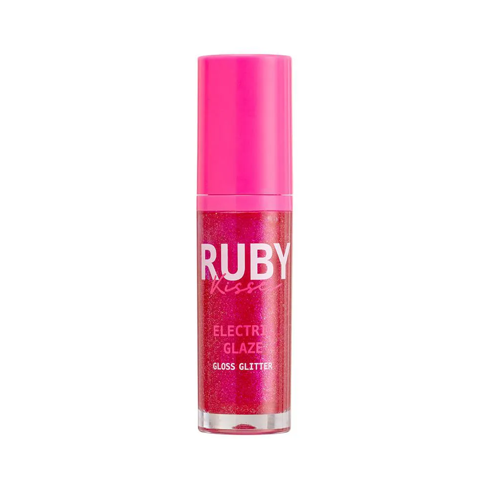 Gloss Glitter Electric Glaze - Ruby Kisses Fúcsia