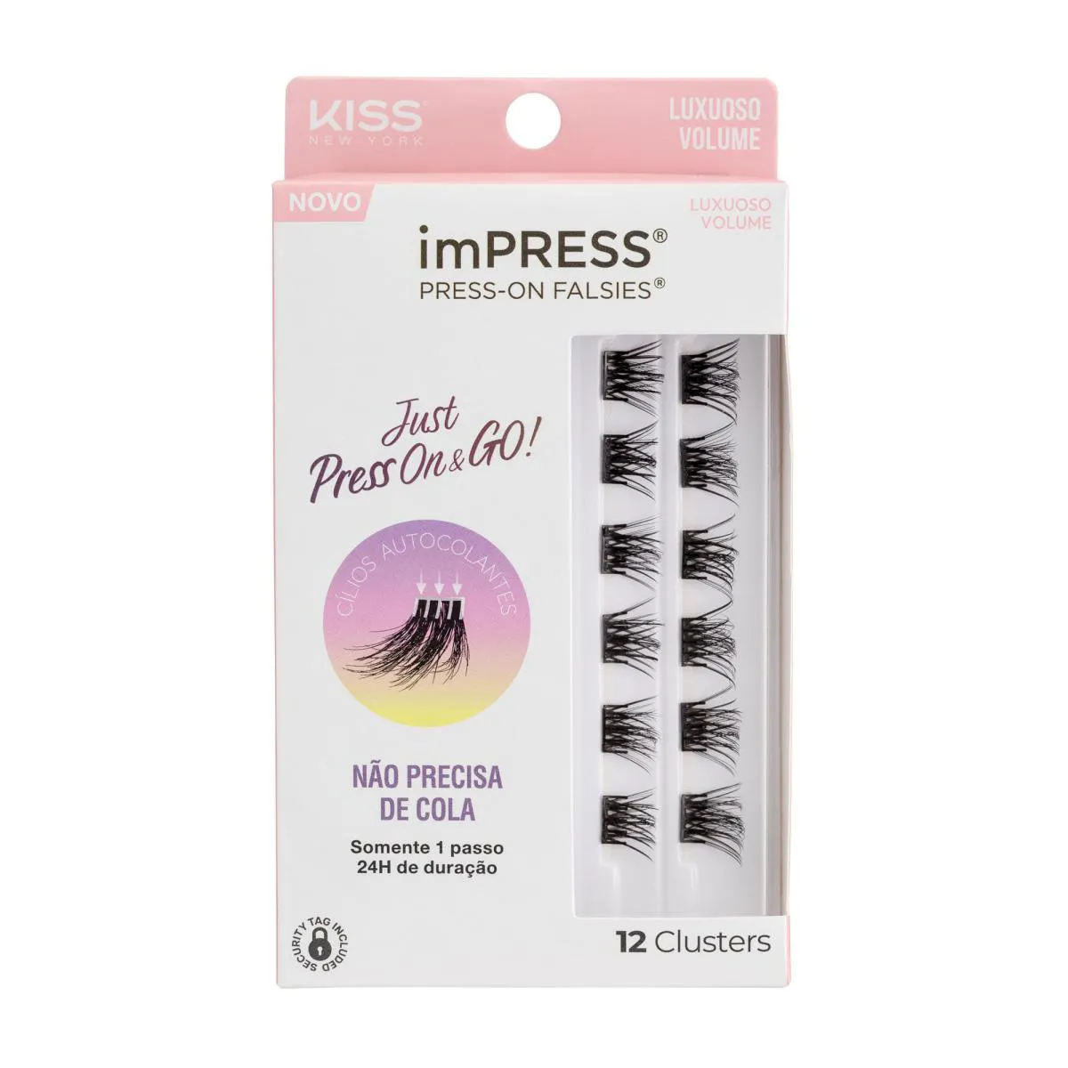 Cílios Postiços imPRESS Mini REFIL Luxuoso Volume - Kiss New York