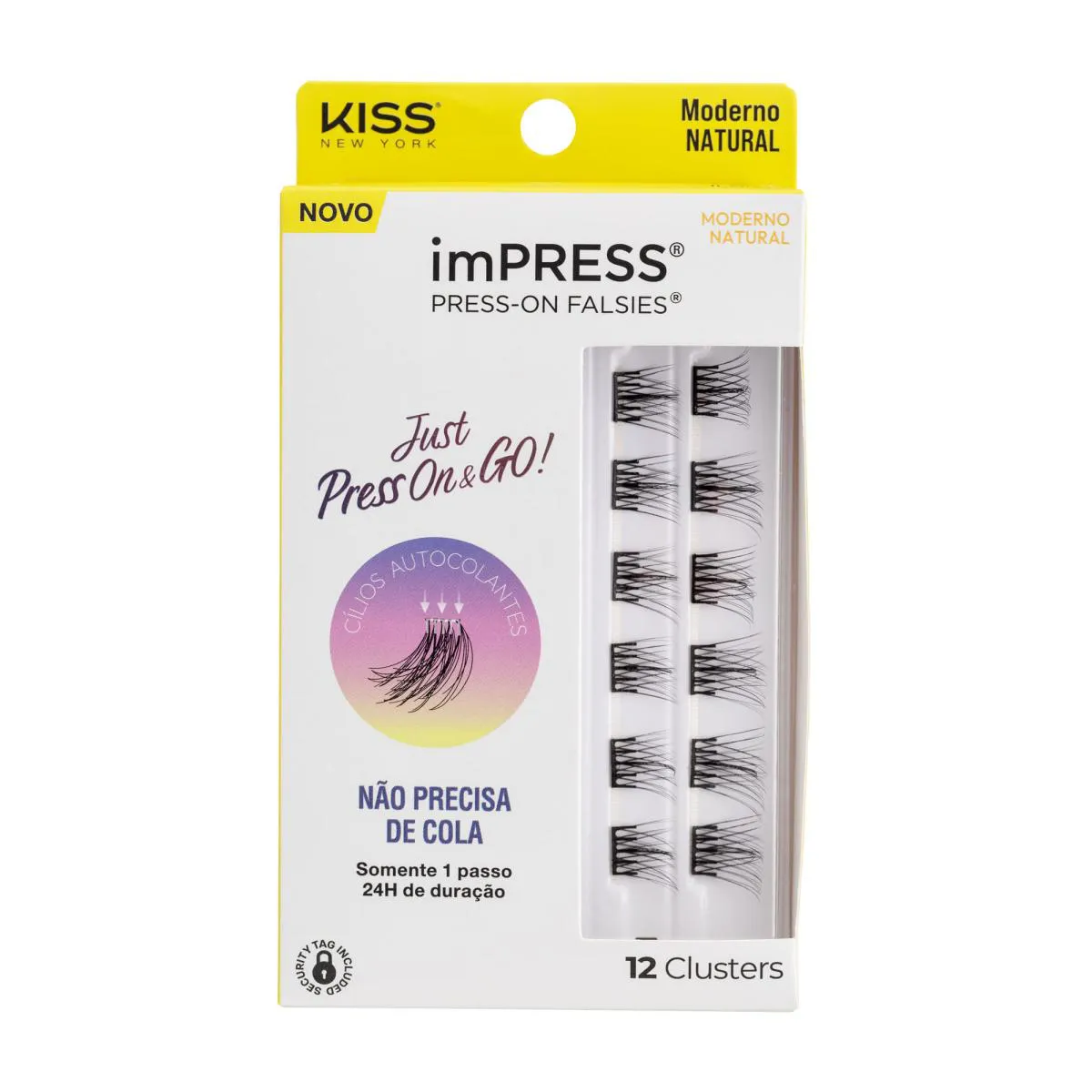 Cílios Postiços imPRESS Mini REFIL Moderno Natural - Kiss New York