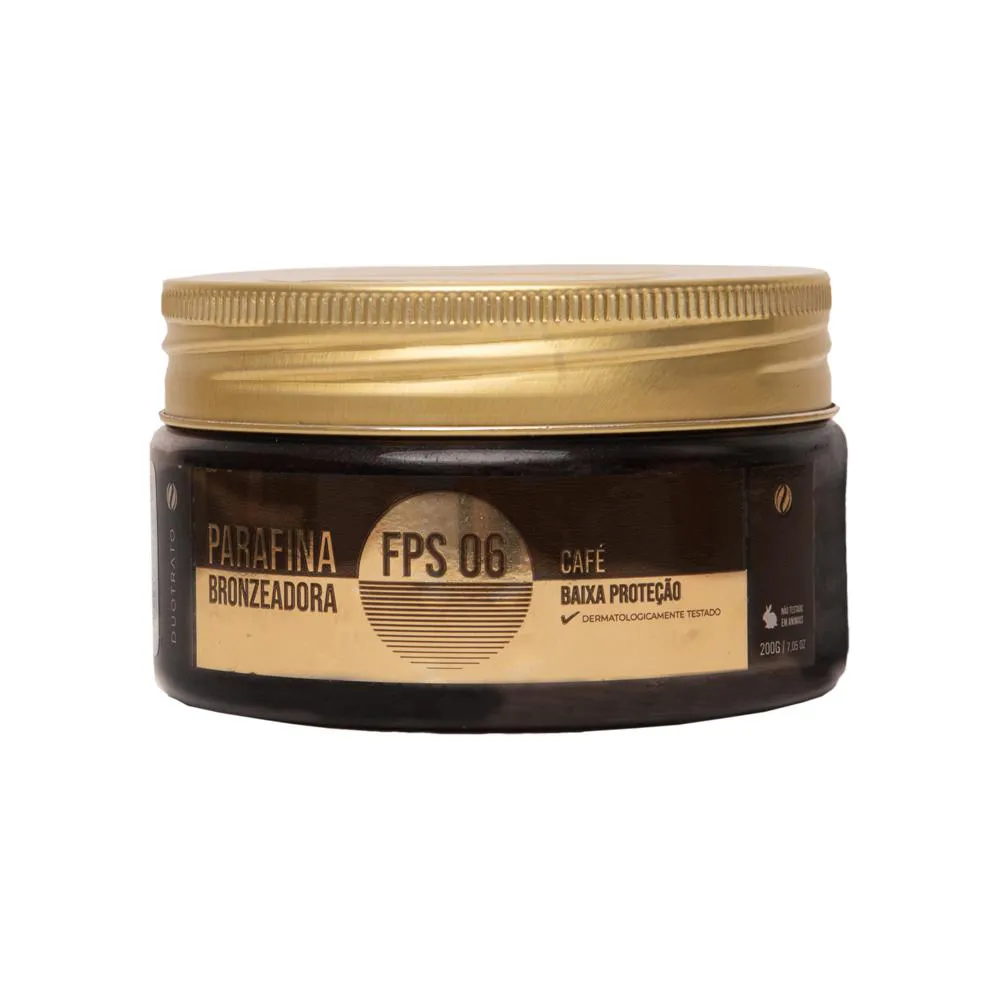 Parafina Bronzeadora Duotrato 200g - Café