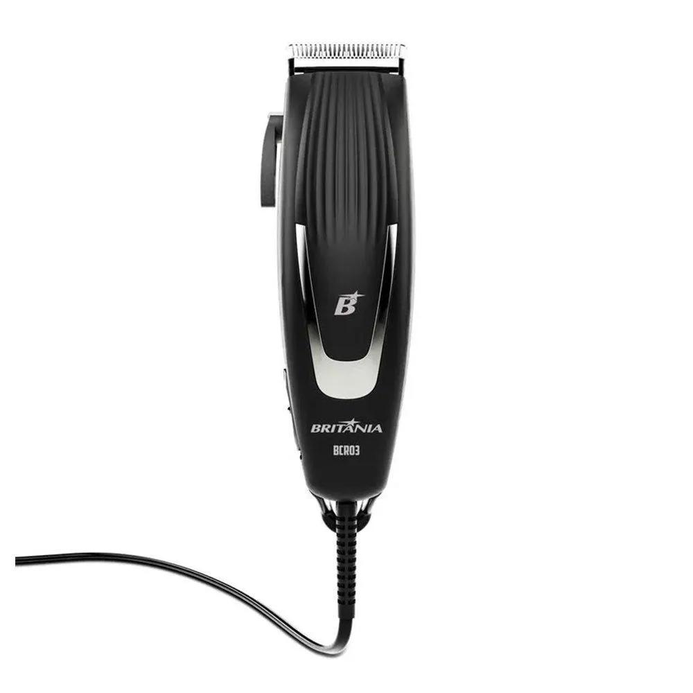 Máquina de Cortar Cabelo Britânia Bcr03 - 18w, 9 Acessórios 220