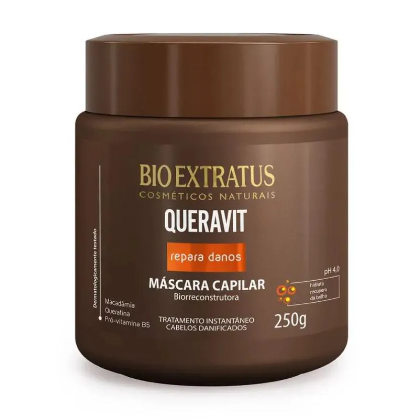 Mascara Capilar Bio Extratus Queravit Biorreconstrutora 250g