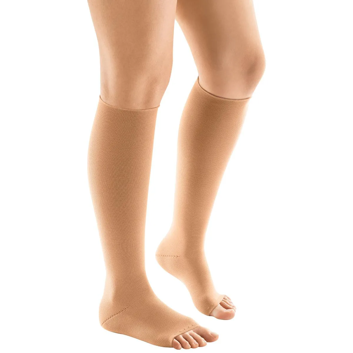 Meia 3/4 Flat Strong Venosan - 30-40mmhg - Aberta - Bege - P - Longa