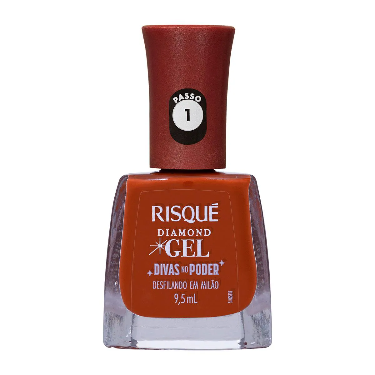 Esmalte Cremoso Risqué Diamond Gel Divas no Poder 9,5ml - Desfilando em Milão