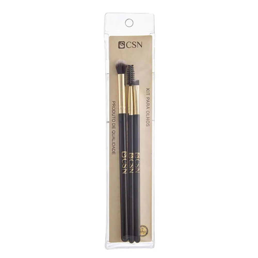Kit Pincel para Maquiagem Rubys Cns C/3