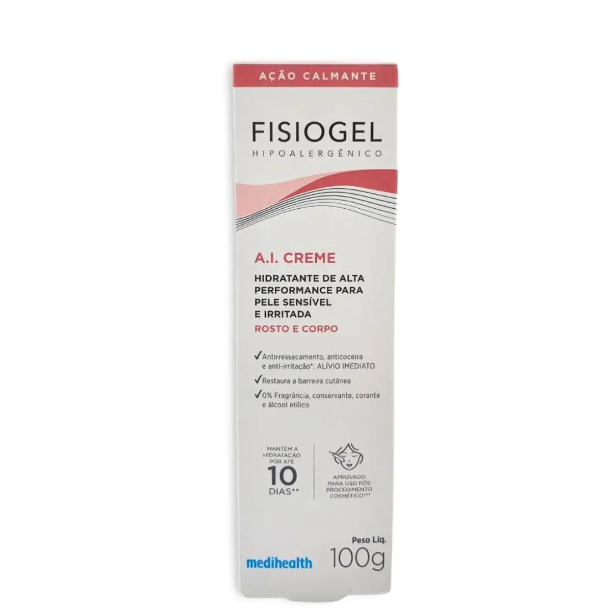 Creme Hidratante Fisiogel A.I. Rosto e Corpo - 100G