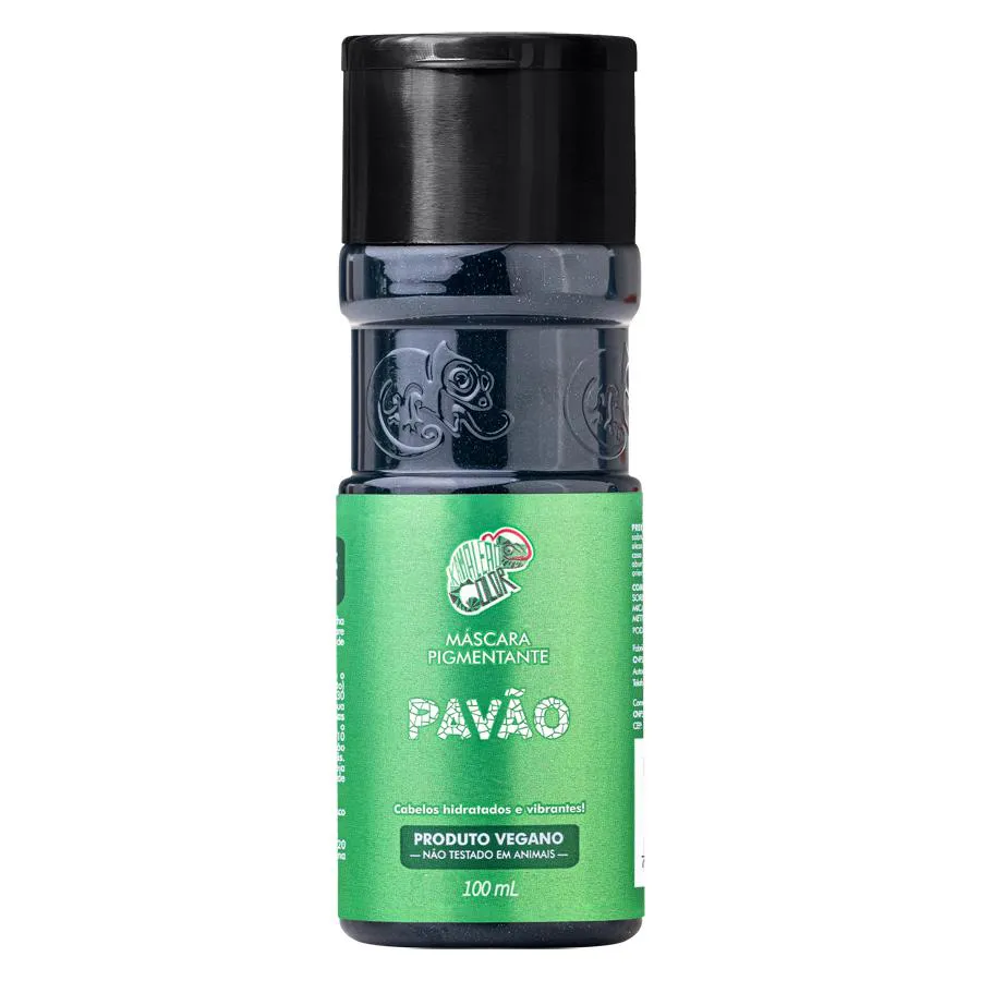 Máscara Tonalizante Pavão Kamaleão Color Verde 100ml