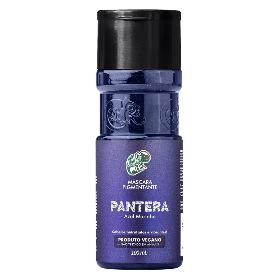 Máscara Tonalizante Pantera Azul Marinho Kamaleão 100ml
