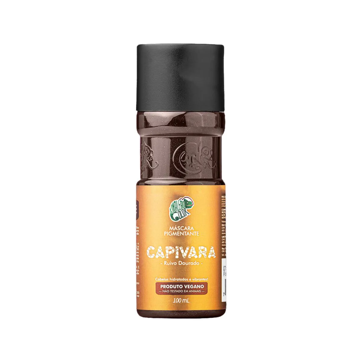 Máscara Tonalizante Capivara Kamaleão Color Ruivo Dourado 100ml