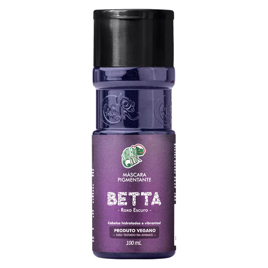 Máscara Tonalizante Betta Kamaleão Color Roxo Escuro 100ml