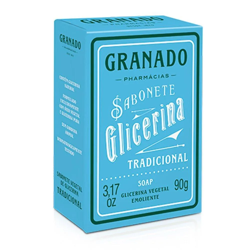 Sabonete Granado Glicerina 90g Embalagem com 12 unidades