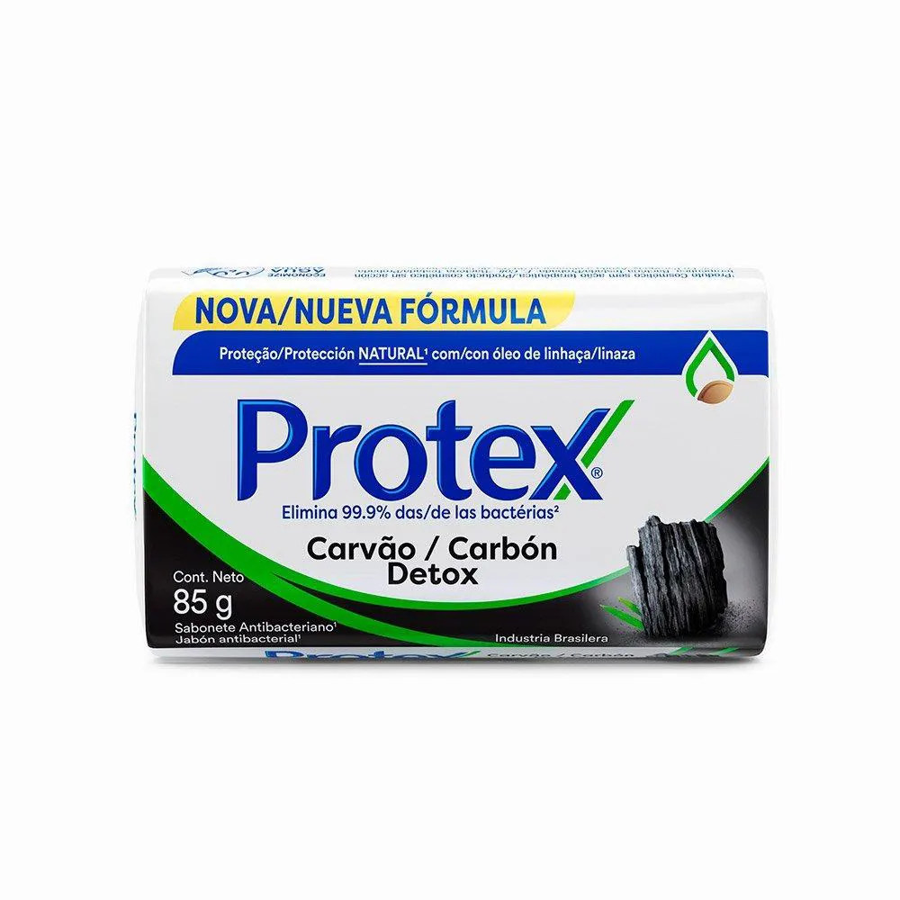 Sabonete Protex Carvão Detox 85g - Embalagem com 12 unidades