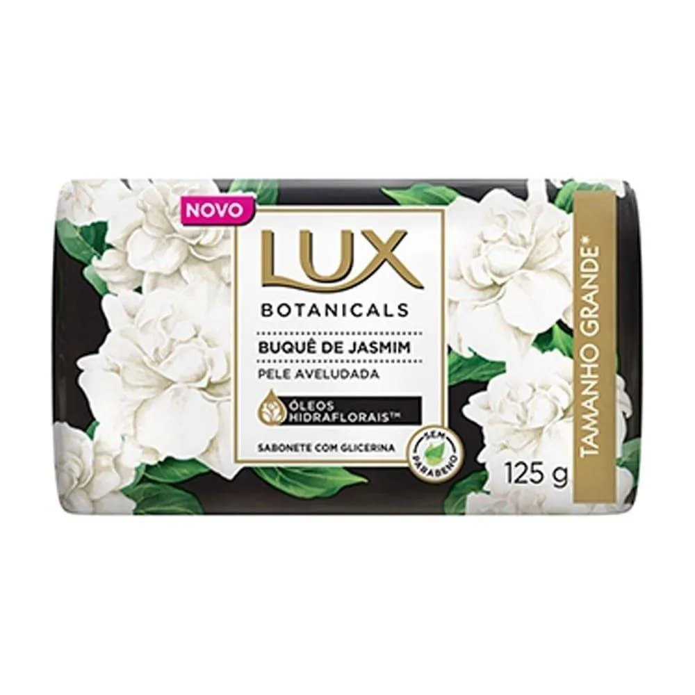 Sabonete Lux Botanicals Buquê de Jasmim 125g Embalagem com 12 unidades
