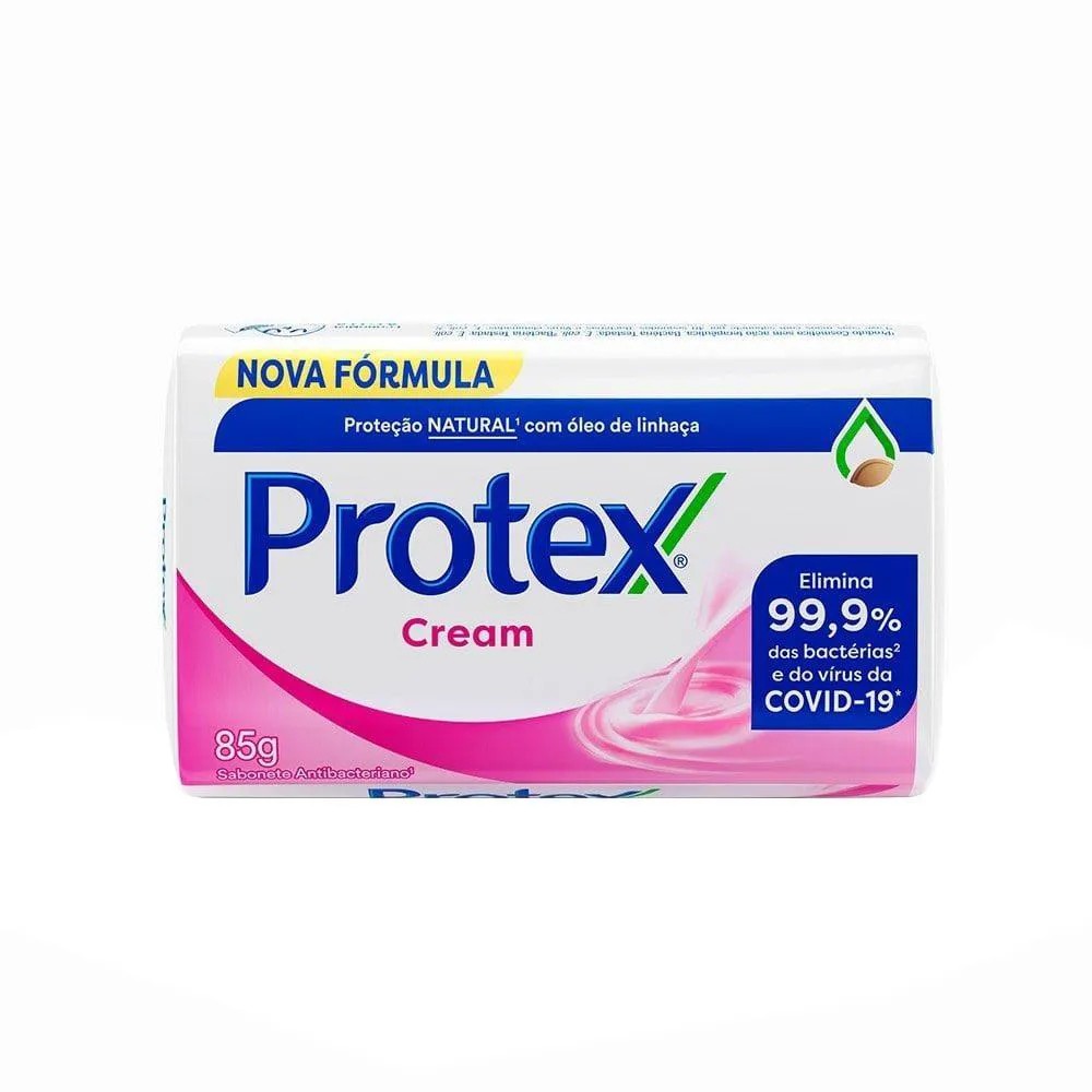 Sabonete Protex Cream Antibacteriano 85g Embalagem com 12 unidades