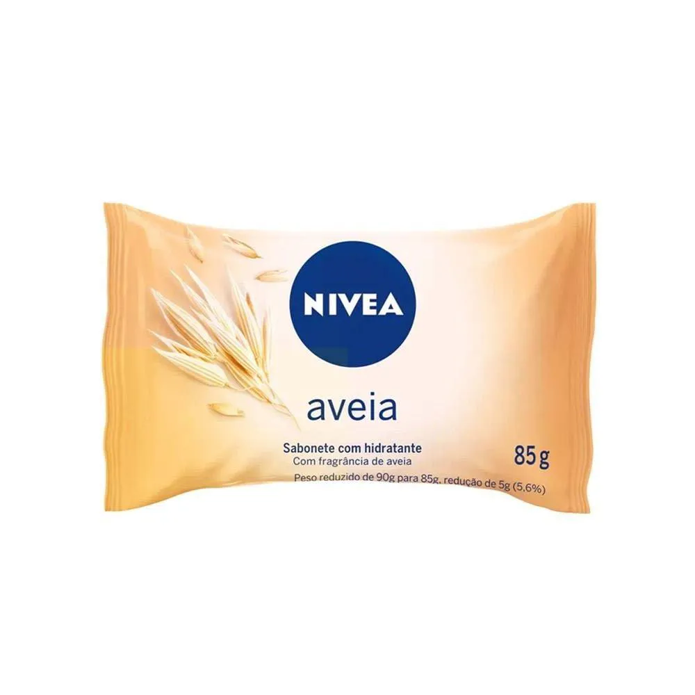 Sabonete Nivea Hidratante Aveia 85g Embalagem com 12 unidades