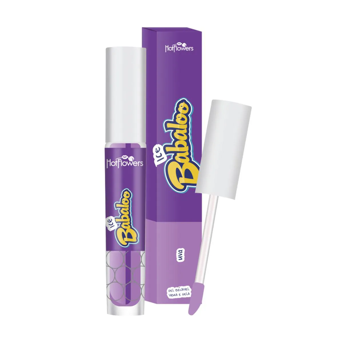 Gloss Labial Ice com Glitter Uva 15g