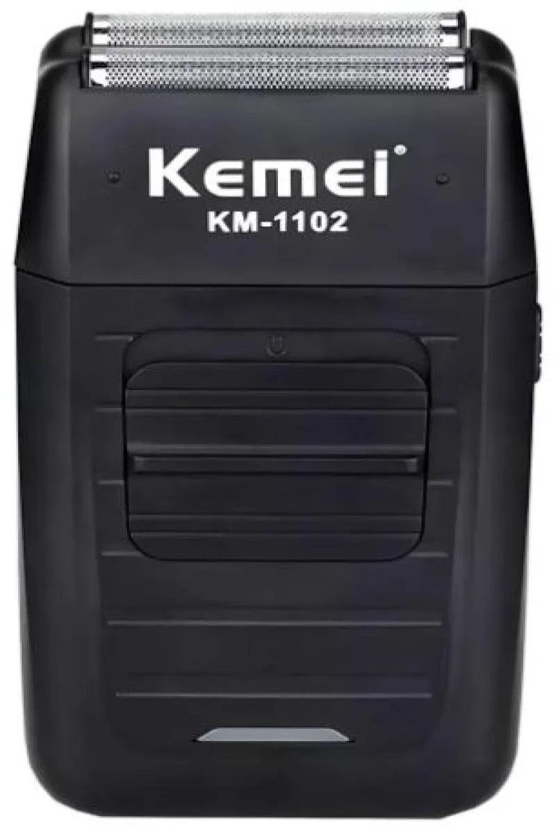 Barbeador Elétrico Kemei 2 em 1 Lamina Dupla 220v Km-1102
