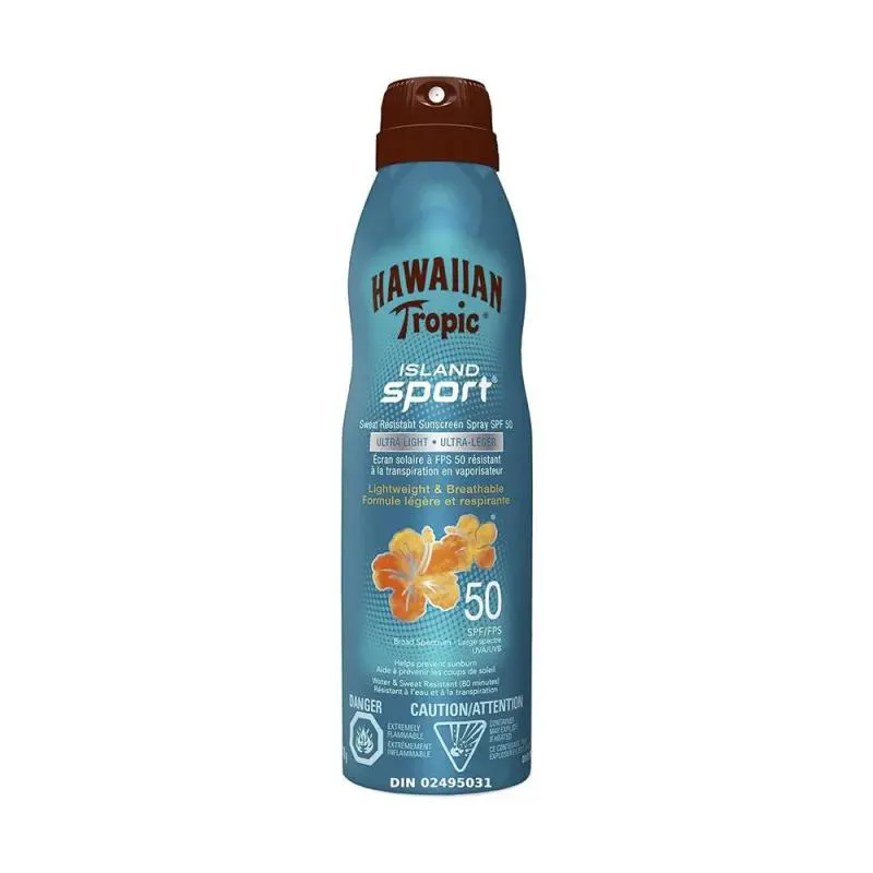 Hawaiian Tropic Sport Spray Fps 50 Protetor Solar 220ml 180 ml
