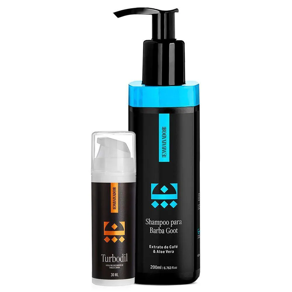 Kit Blend Turbodil + Shampoo para Barba Goot Embaixador 200ml
