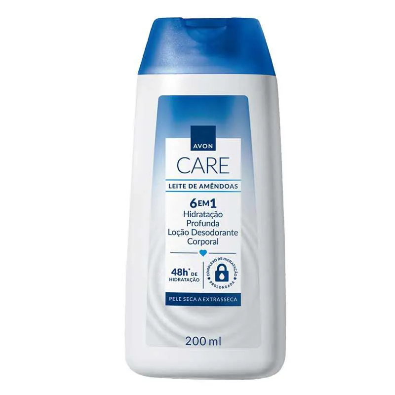 Avon Care Leite de Amendoas Locao Hidratante Corporal 200ml