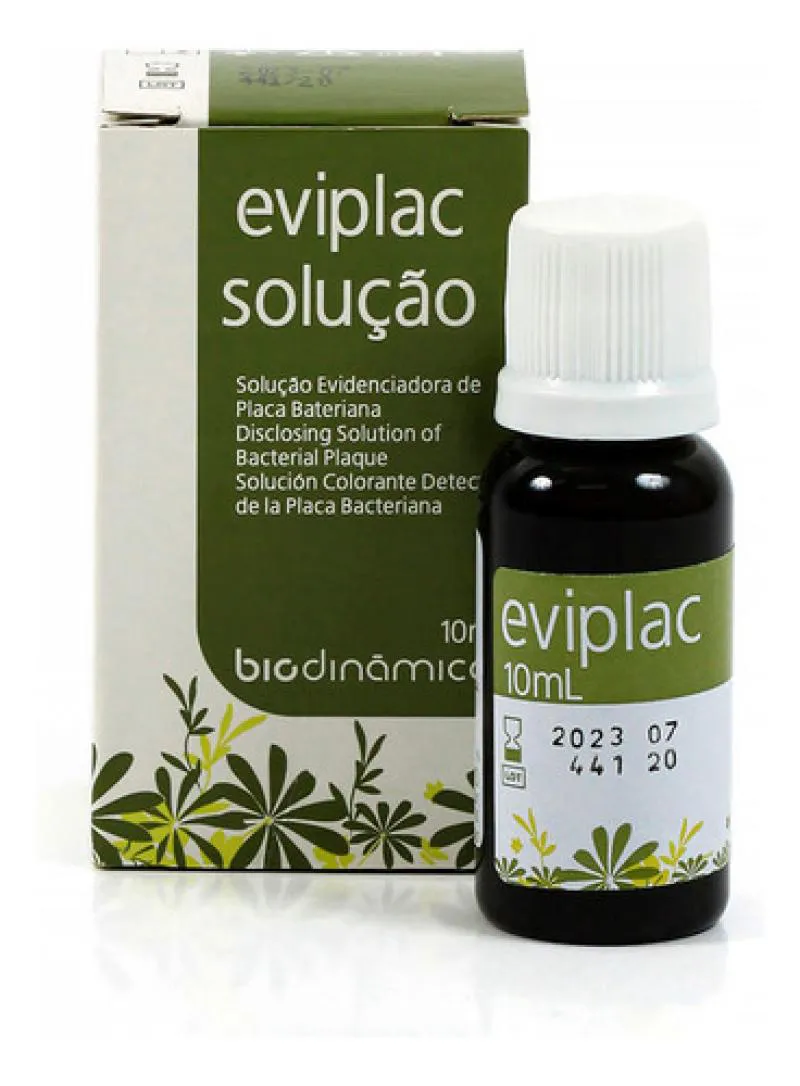 Evidenciador de Placa Eviplac Líquido 10ml - Biodinâmica