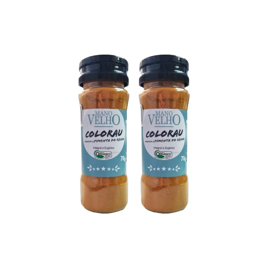 Kit 2x: Colorau com Pimenta do Reino Mano Velho 70g