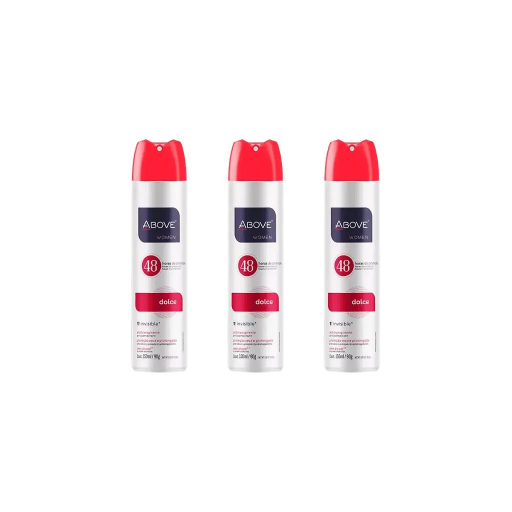 Desodorante Aero Above 150ml Fem Anti Dolce Vita - Kit3un