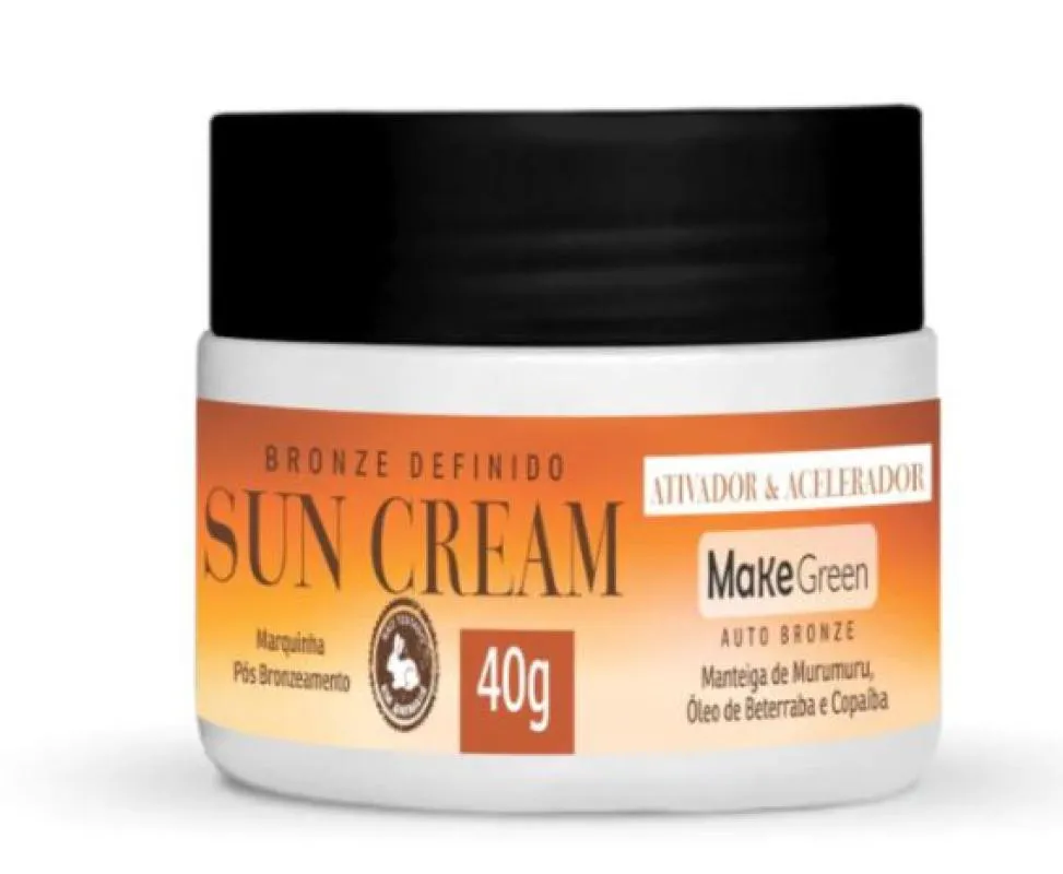 Acelerador e Ativador de Marquinha Bronze Bronzeador Turbo Sun Cream