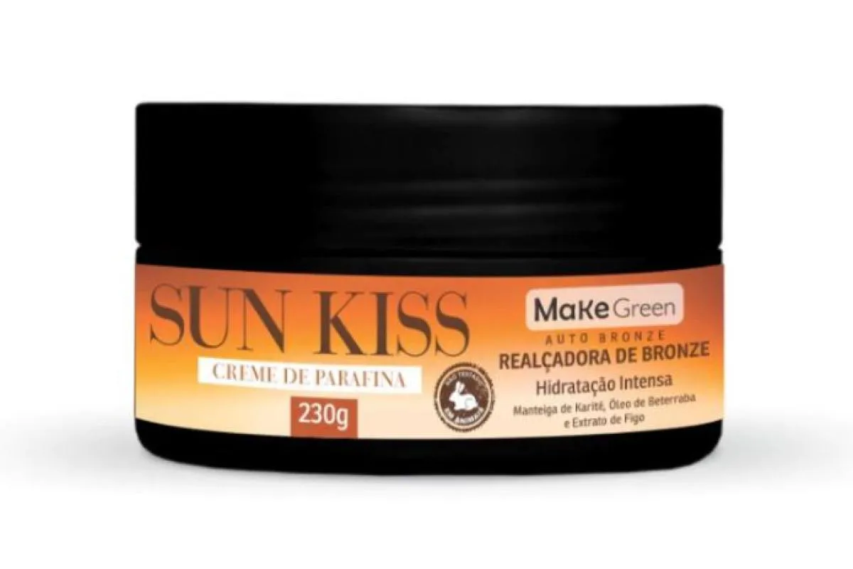 Parafina Bronze Bronzeador Bronzeadora Corporal Turbo - Sun Kiss Makegreen 230grs