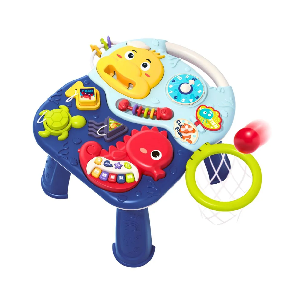 Mesa de Atividades Infantil Educativa 2 em 1 Ocean Maxi Baby Azul