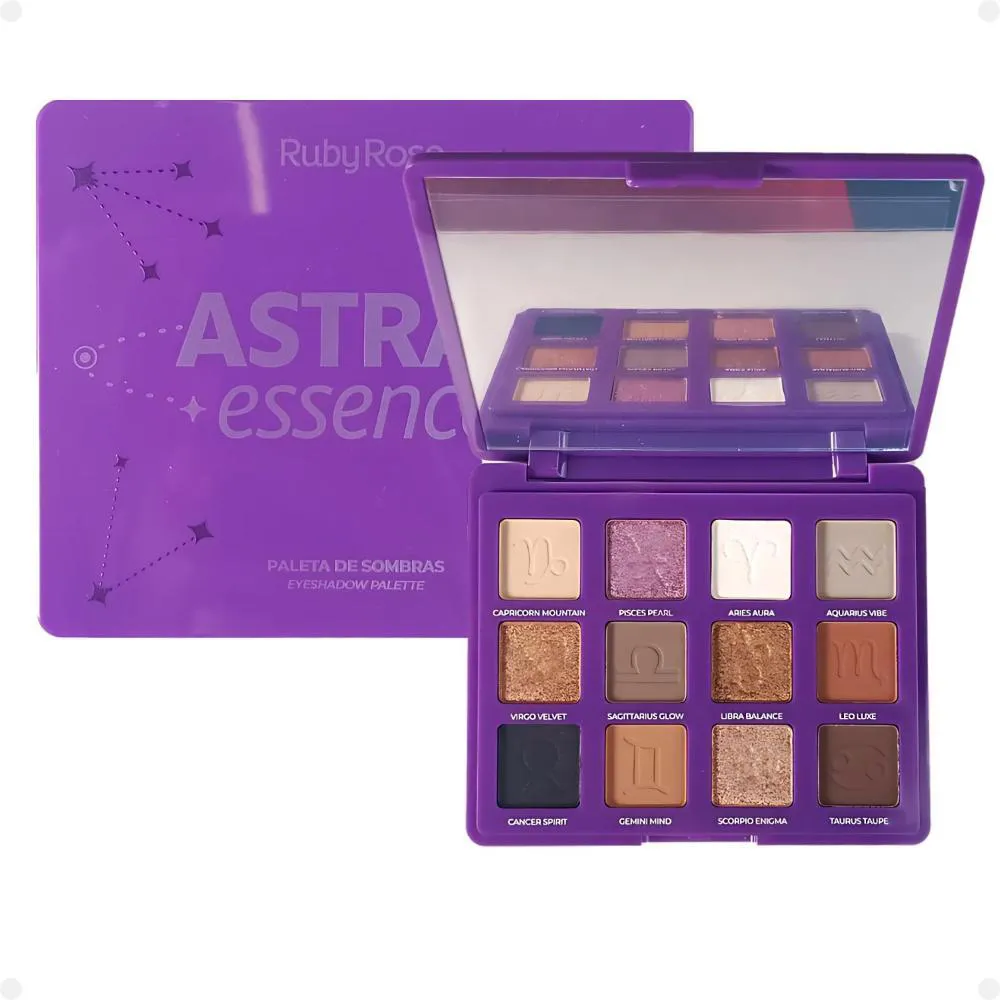Paleta de Sombras Ruby Rose Astral Essence Hb-f2601