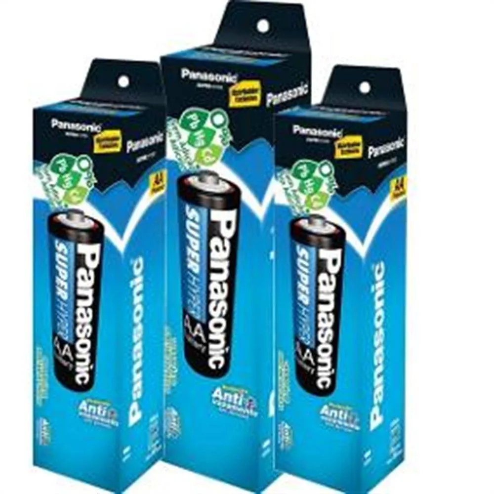 Pilha Panasonic Comum Tubo Pequena 3sh - Embalagem C/ 52 unidades