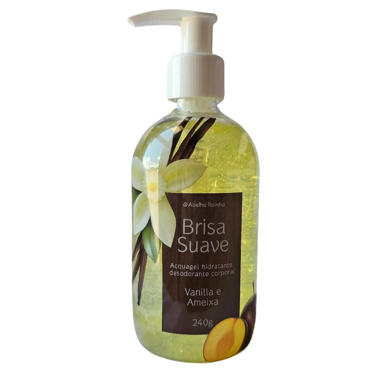 Hidratante Corporal Acquagel Vanilla e Ameixa Brisa Suave Abelha Rainha 240g