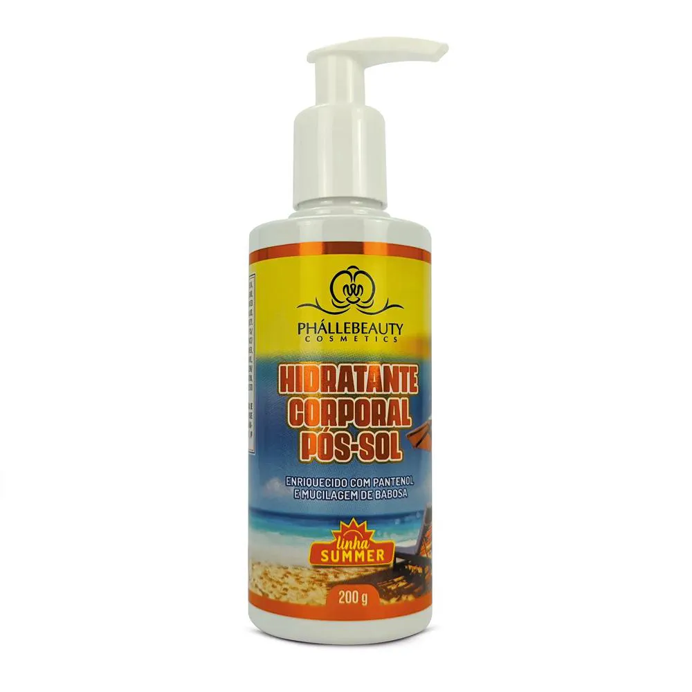 Hidratante Corporal Pós Sol Linha Summer - Phallebeauty