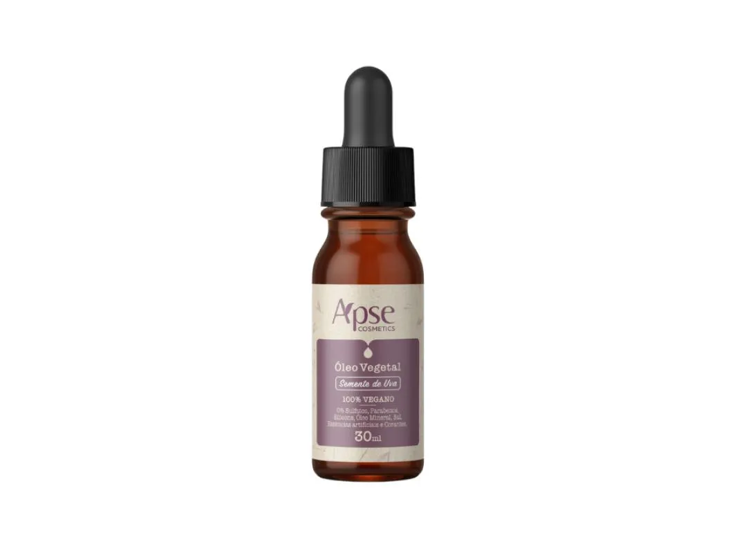Oleo Vegetal de Semente de Uva 30ml Apice