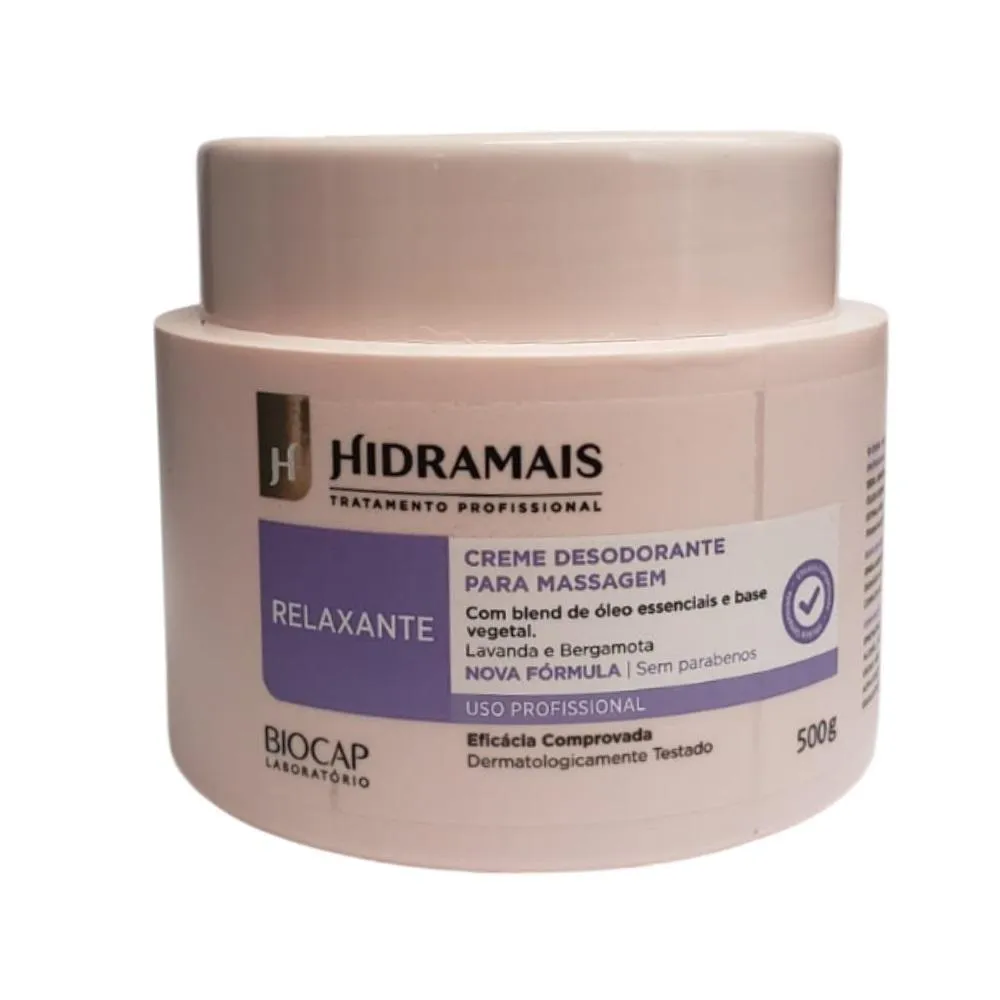 Creme para Massagem Relaxante 500gr Hidramais