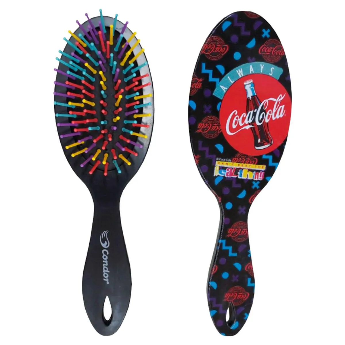 ESCOVA PARA CABELO OVAL COCA-COLA CONDOR