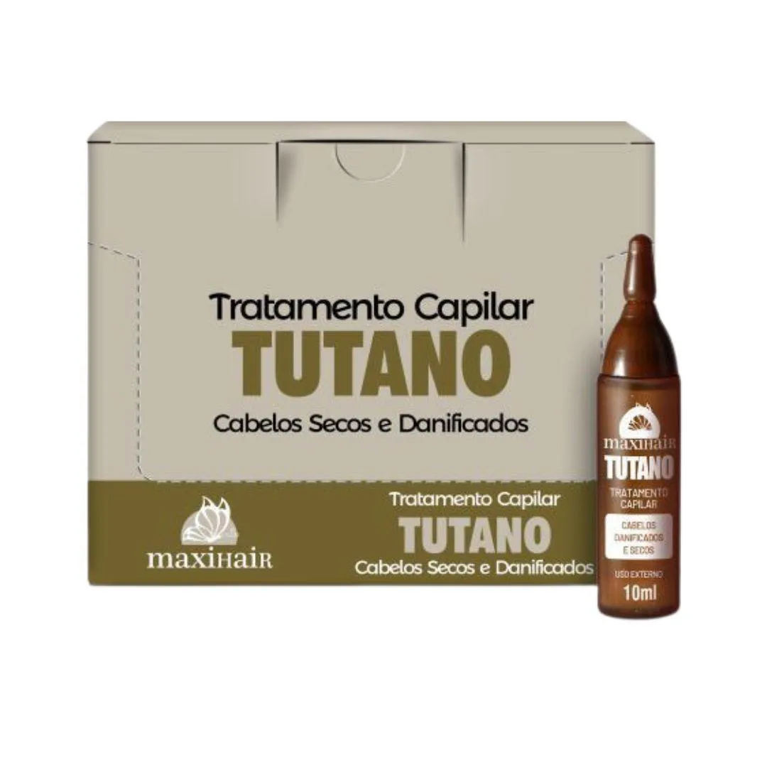Ampola de Vitamina Maxihair 10ml Tutano - Kit C / 24un
