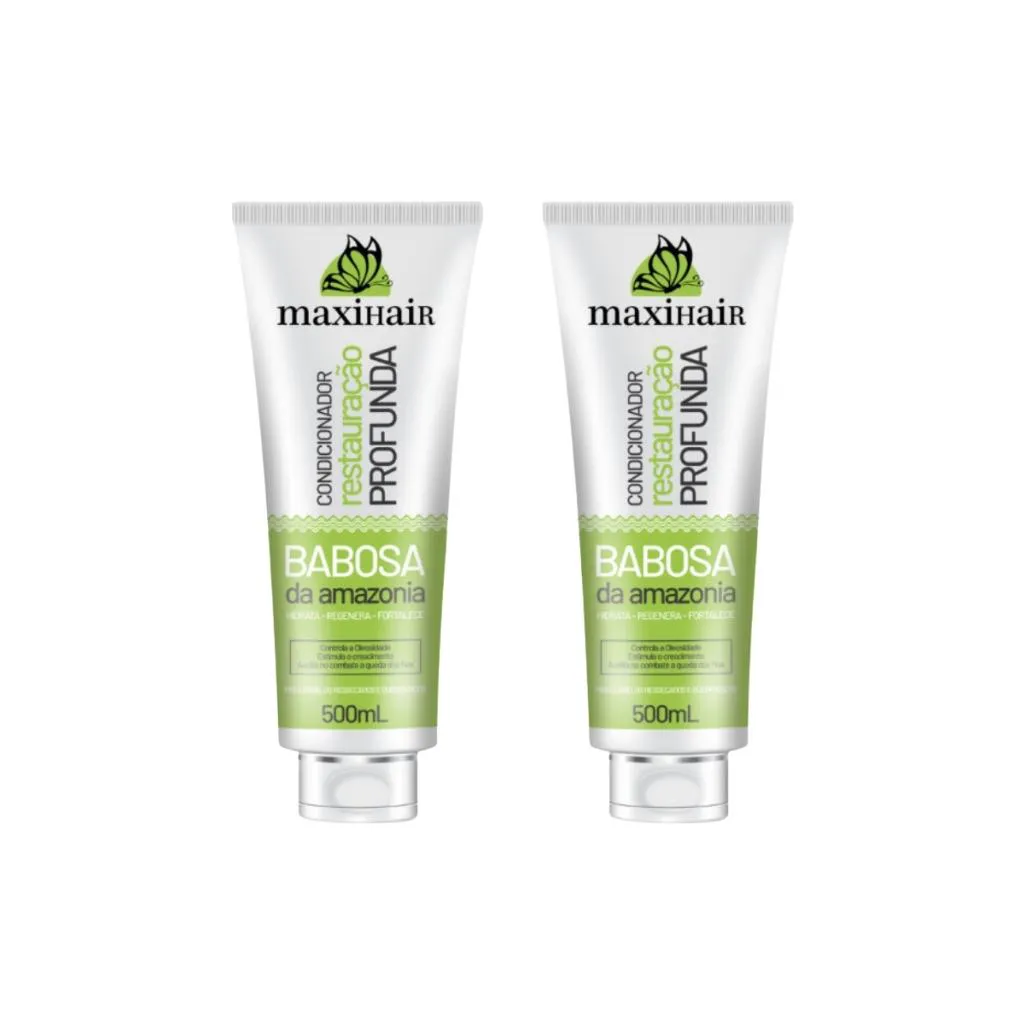 Condicionador Maxihair 500ml Babosa da Amazonia - Kit C / 2un