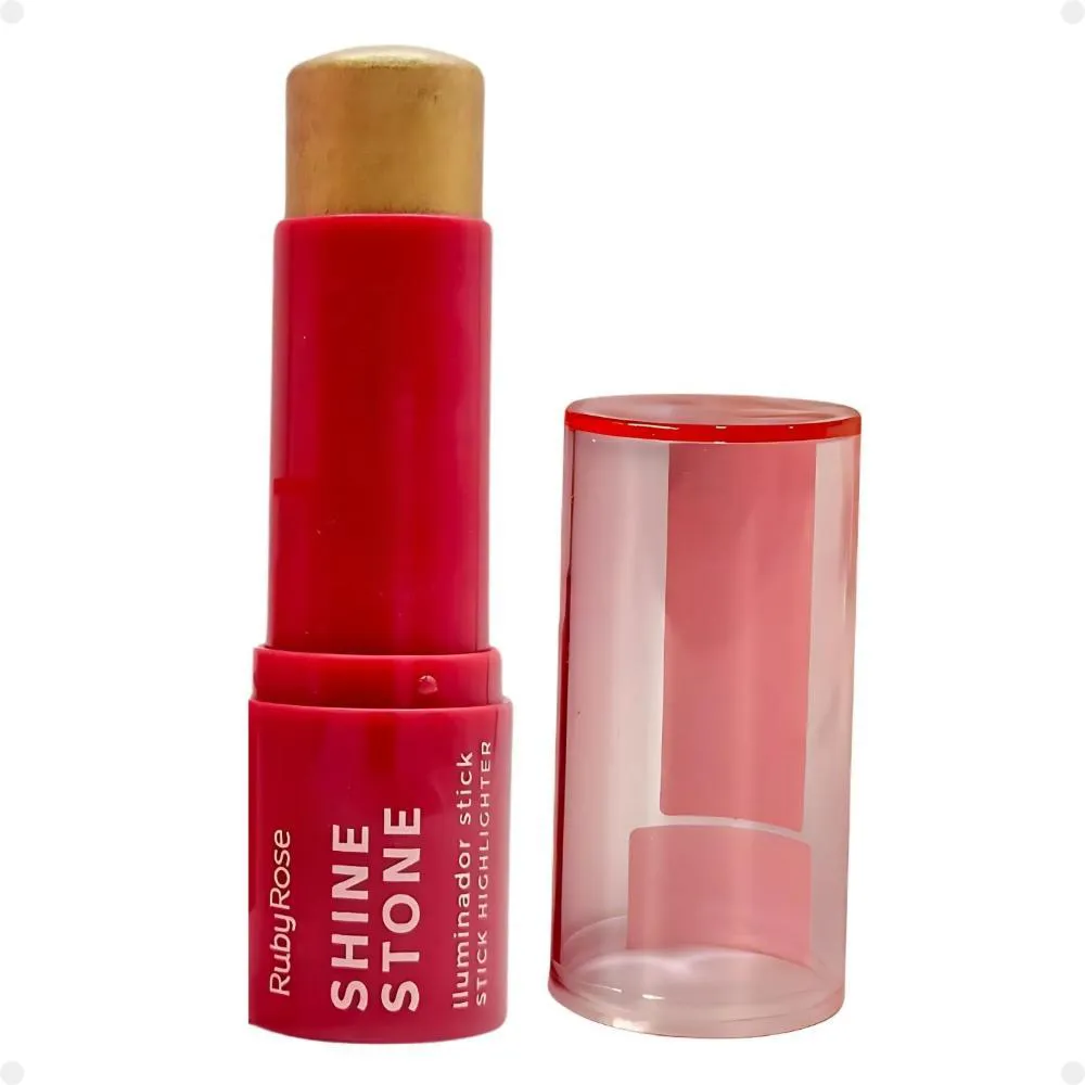 Iluminador Stick Ruby Rose Shine Stone Fire Agate Hb-m702-4