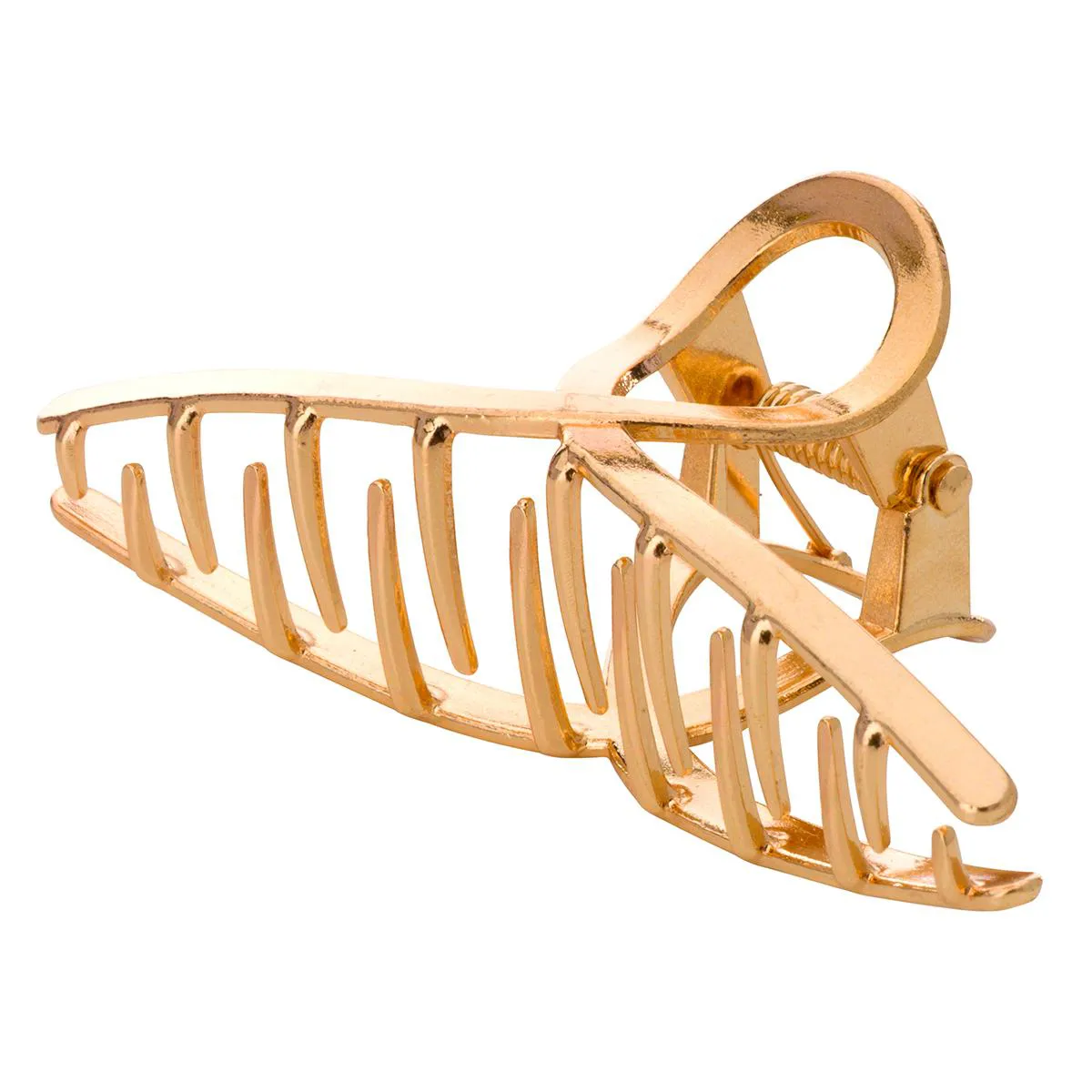 Piranha para Cabelo Needs Metal Dourada Laço 1 Unidade