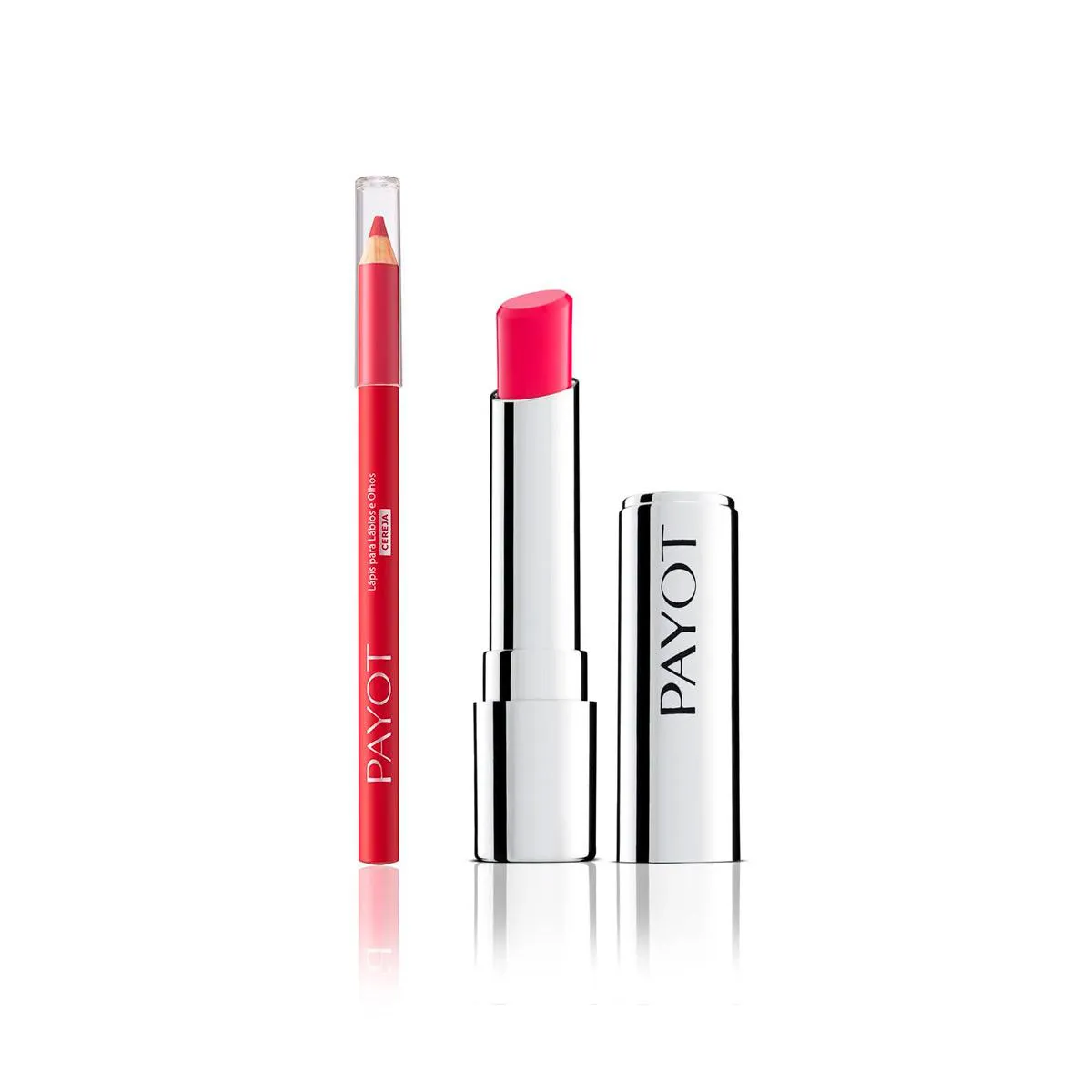 Kit Labial Payot - 11: Batom Cereja + Lápis Cereja