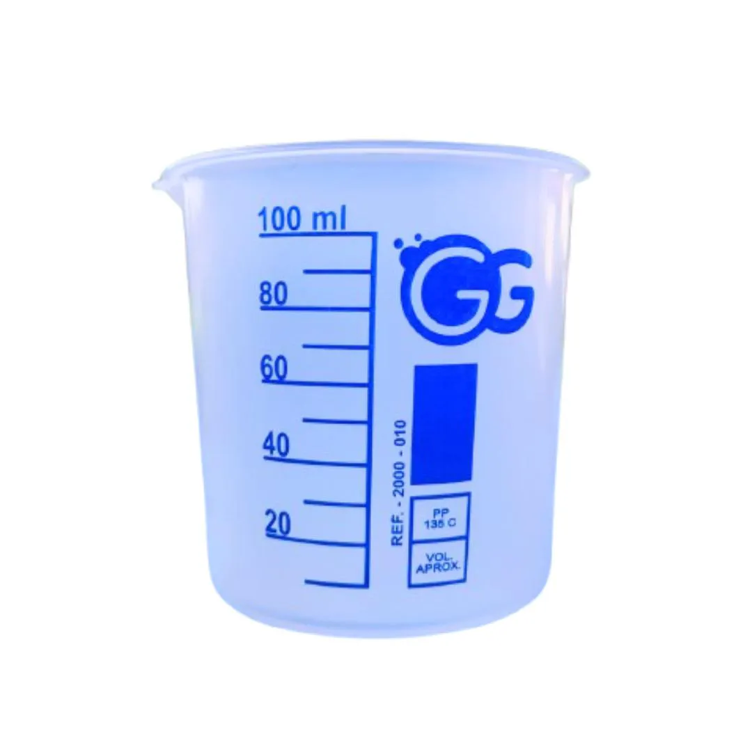 Copo Becker Plástico 100 Ml Graduado com Bico Autoclavavel