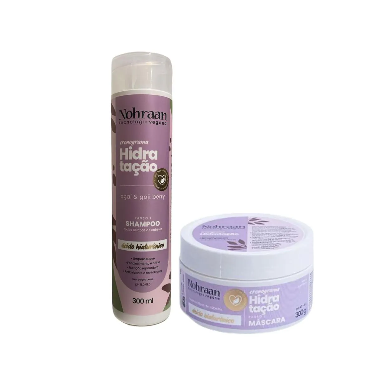 Kit Shampoo + Máscara Hidratação – Nohraan