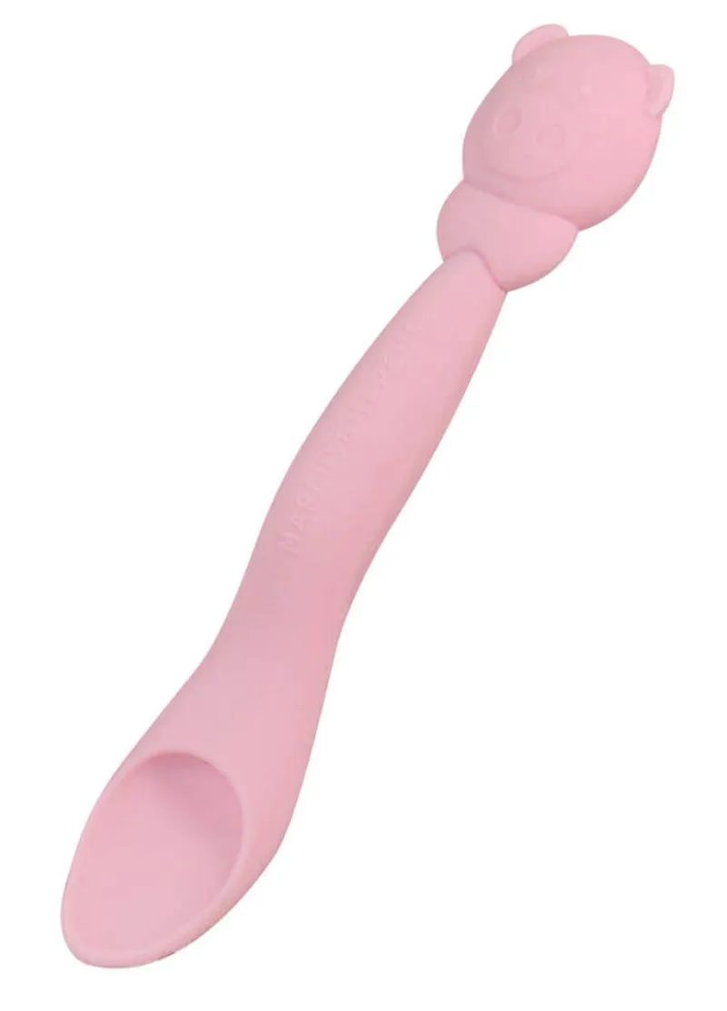 Colher em Silicone para Papinha Porquinha Pokey - Marcus &amp; Marcus