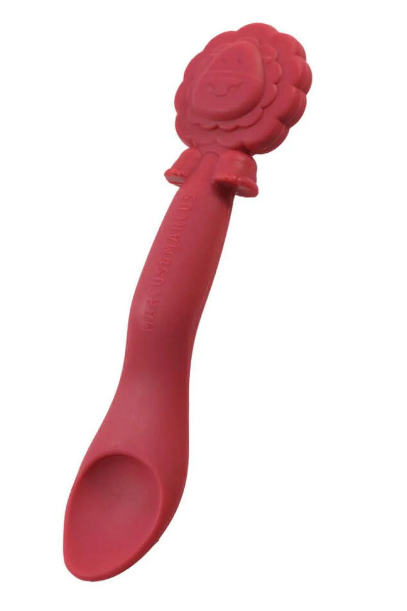 Colher em Silicone Leão Vermelho - Marcus&amp;marcus