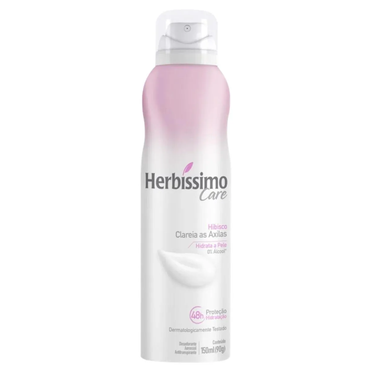 Herbíssimo Desodorante Aerossol Care Hibisco 90g