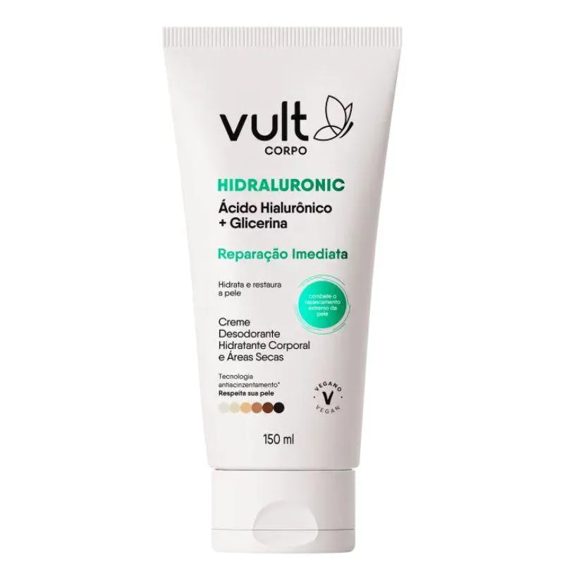 Vult Hidratante Reparação Imediata - Áreas Secas - Glicerina 150ml