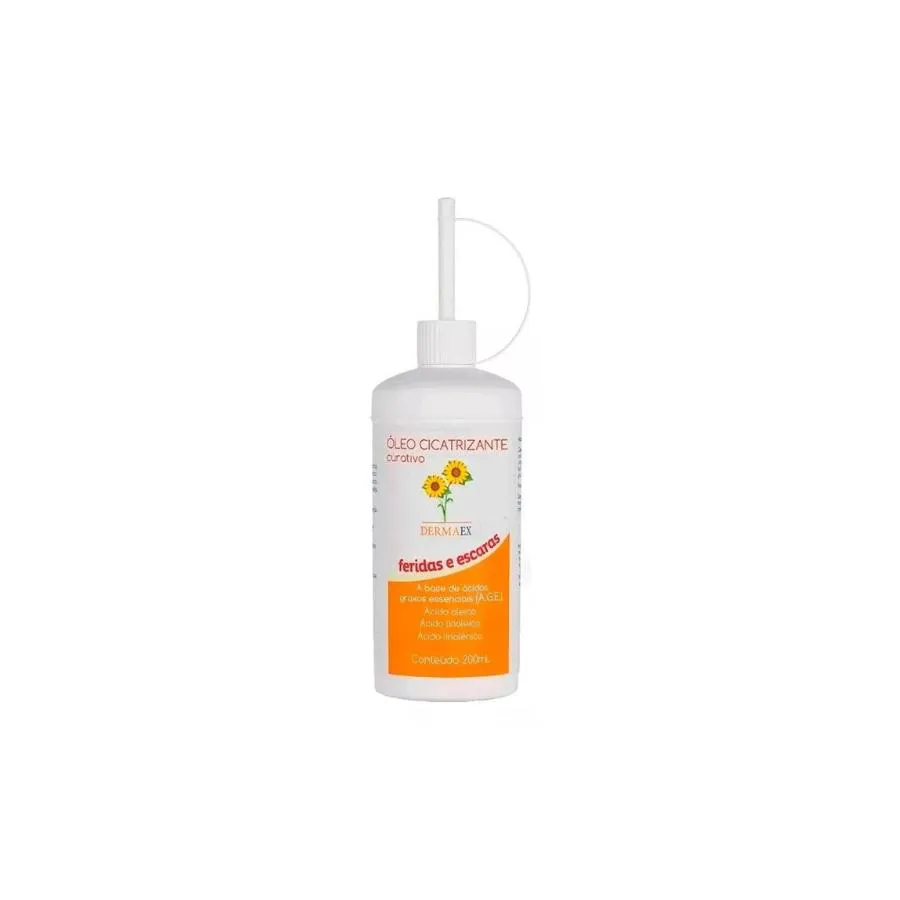 Dermaex Age 200ml Oleo de Girassol Escaras Assaduras Feridas Tipo de Embalagem 200ml